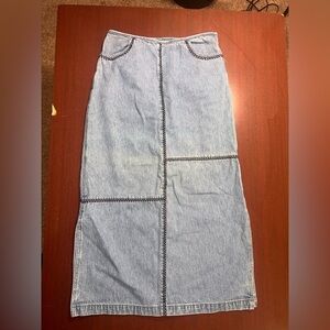 Christopher & Banks Light Blue Maxi Skirt